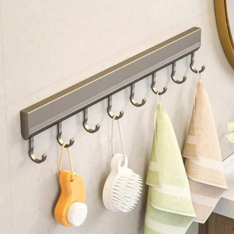Wall-Mounted Kitchen Utensil Rail