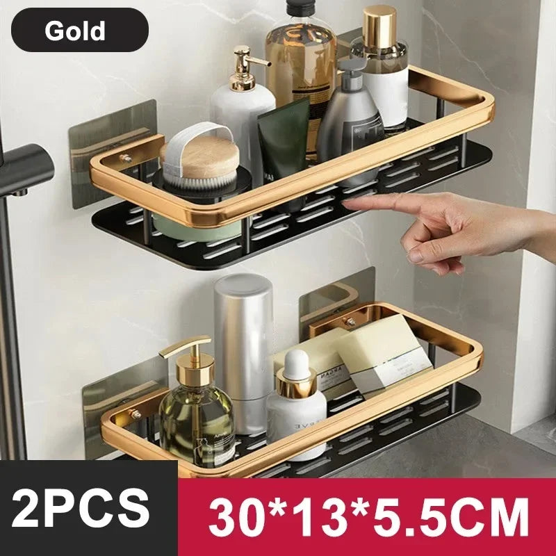 Modern Corner Bathroom Shelf