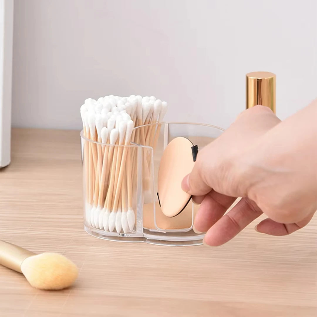 Bamboo Vanity Storage Container
