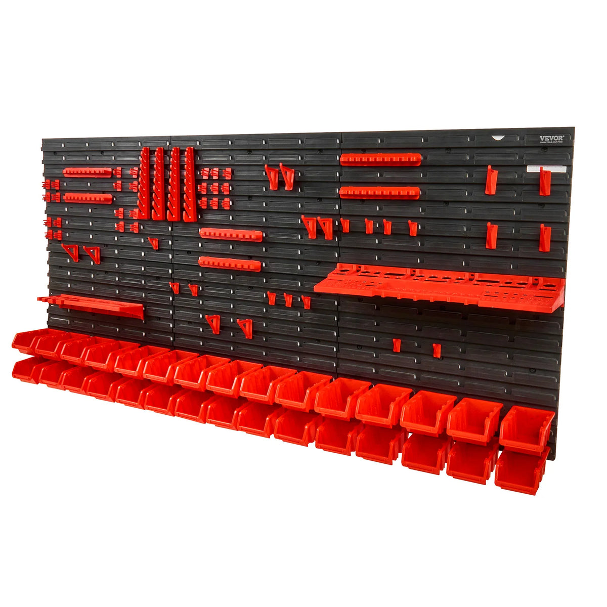 Wall-Mounted Garage Parts & Bin Organizer
