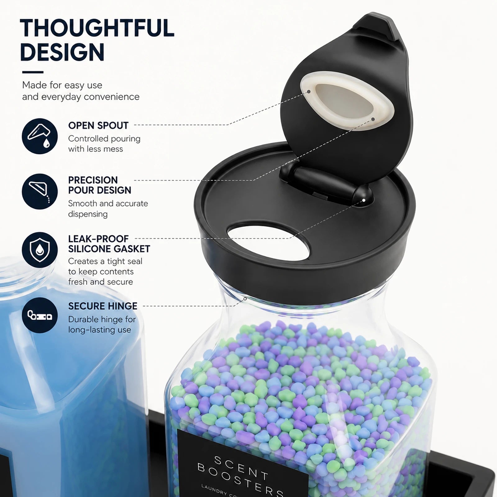 Laundry Detergent Dispenser Set