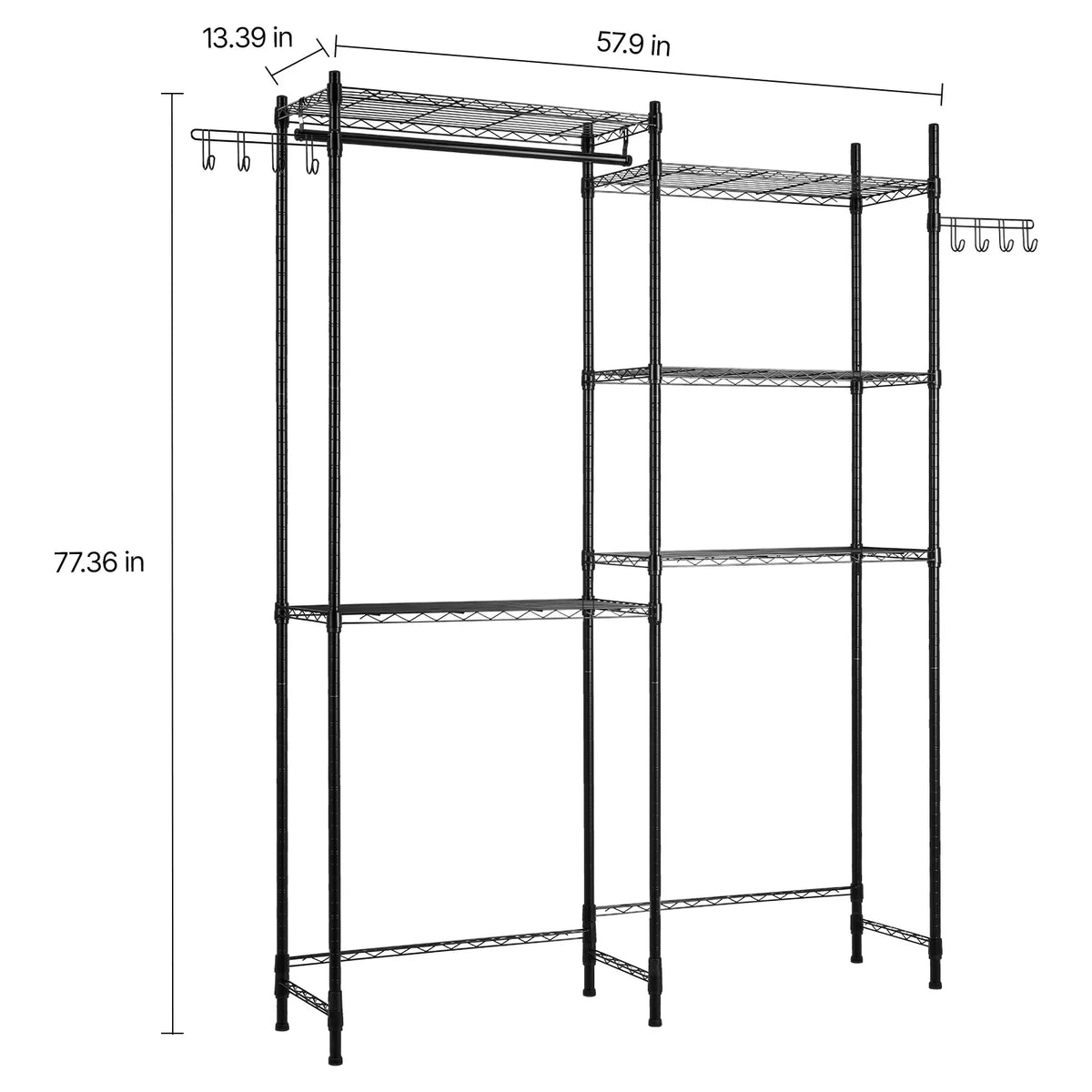 Over Washer & Dryer Storage Rack