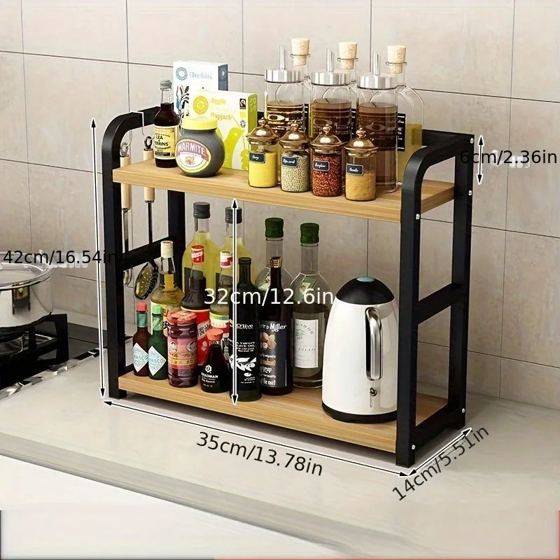2-Tier Countertop Organizer Shelf