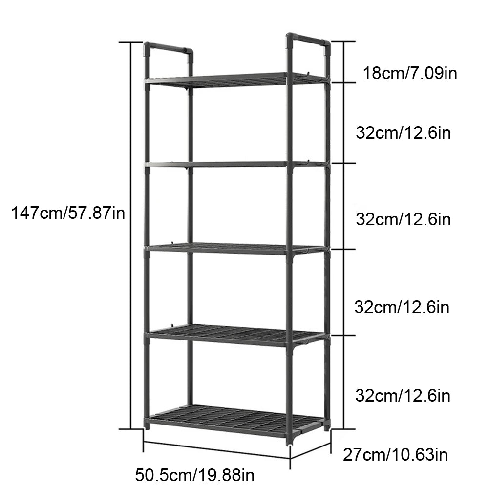 5-Tier Multipurpose Storage Shelf