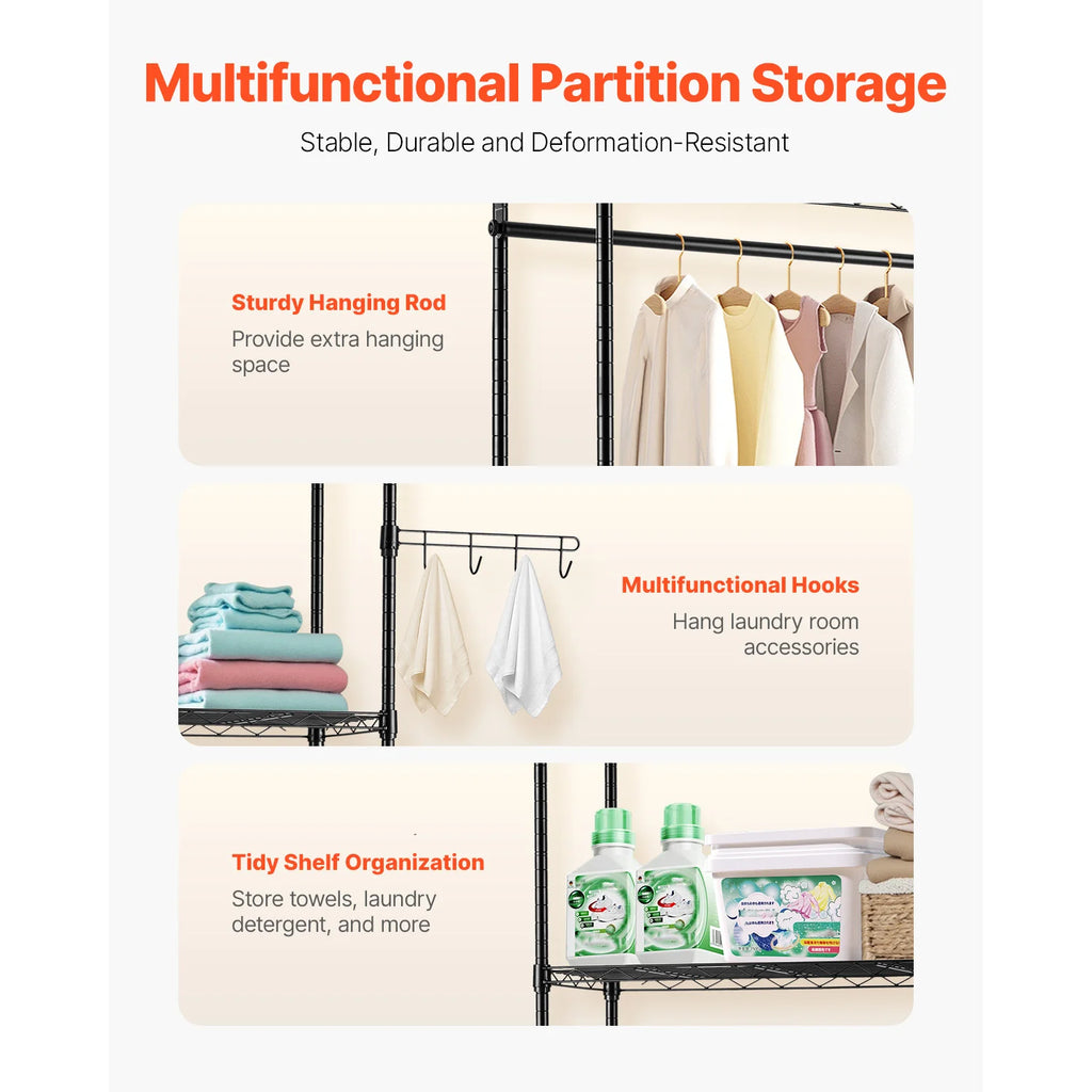 Over Washer & Dryer Storage Rack