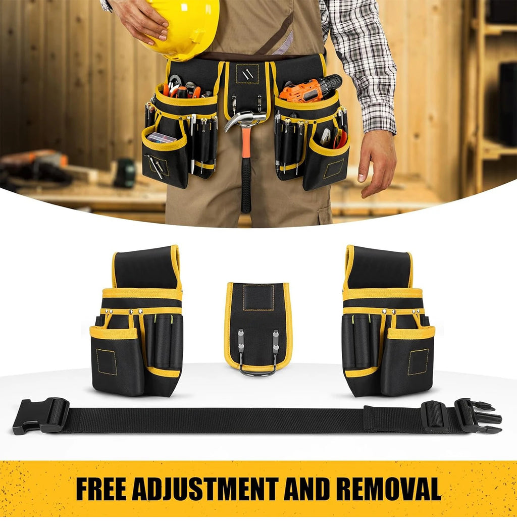Adjustable 26-Pocket Tool Belt