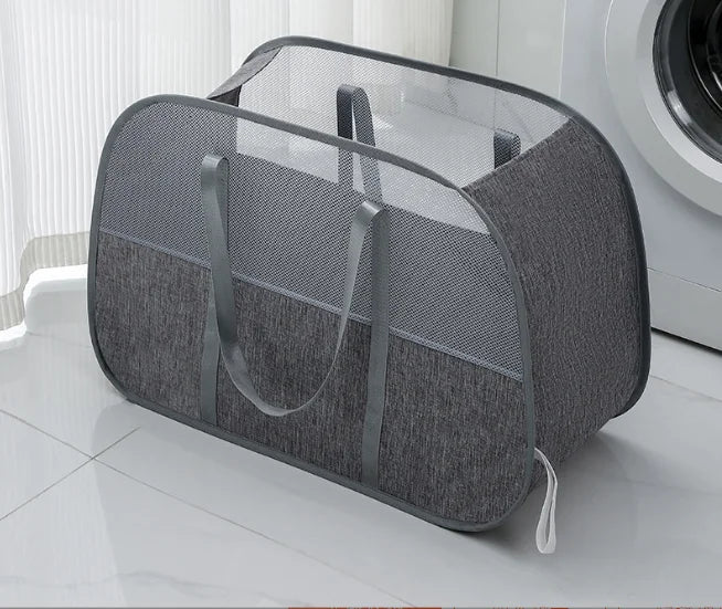 Collapsible Mesh Laundry Hamper