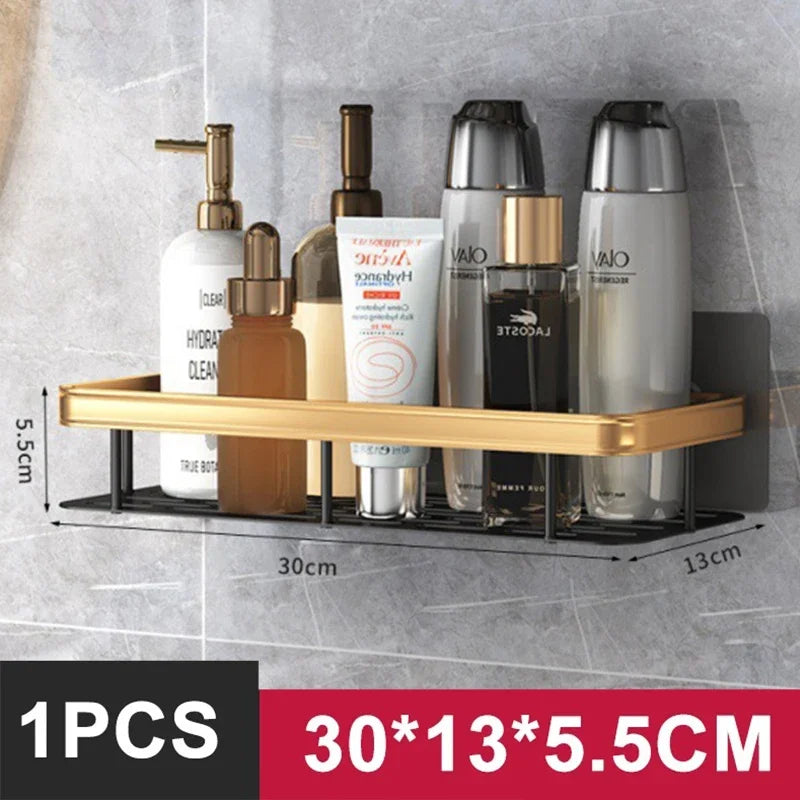 Modern Corner Bathroom Shelf