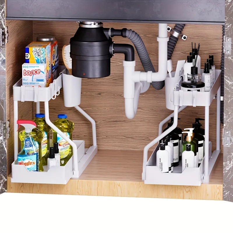 2-Tier Pull-Out Under Sink Organizer