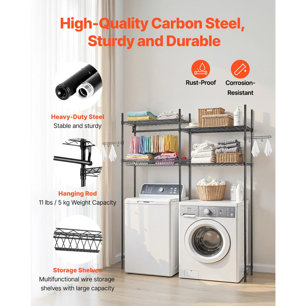 Over Washer & Dryer Storage Rack