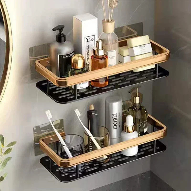 Modern Corner Bathroom Shelf