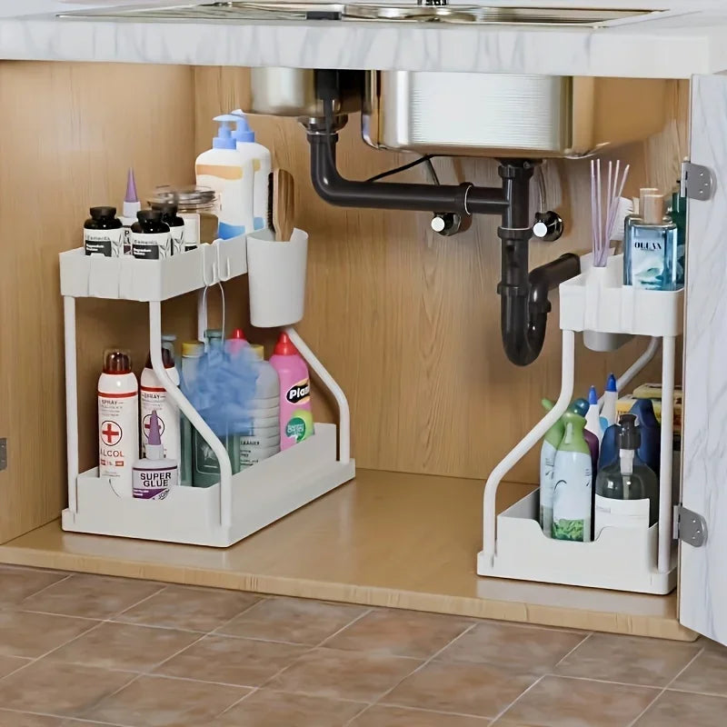 2-Tier Pull-Out Under Sink Organizer