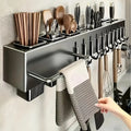 Premium Wall-Mounted Kitchen Organizer Shelf